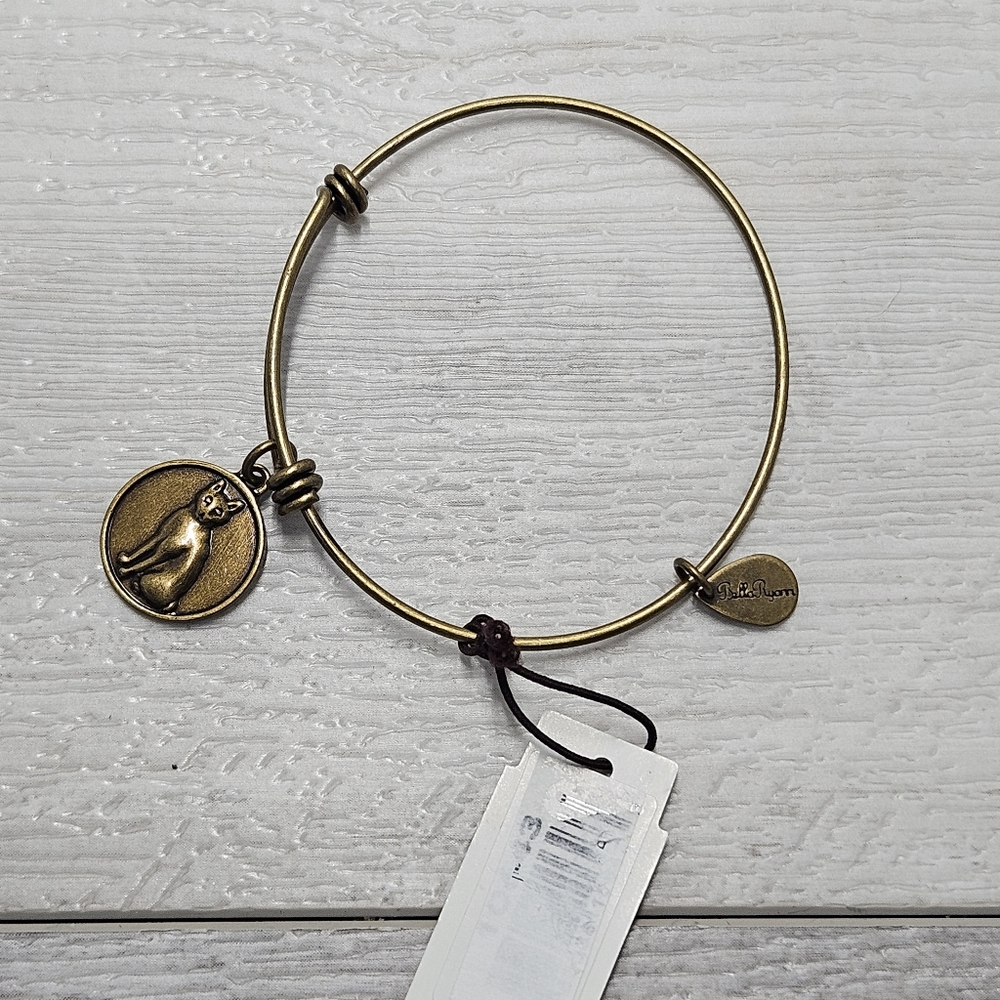 Bella Ryann Cat Charm Bangle Bracelet